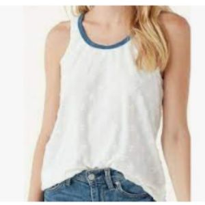 Splendid super soft raised star tank